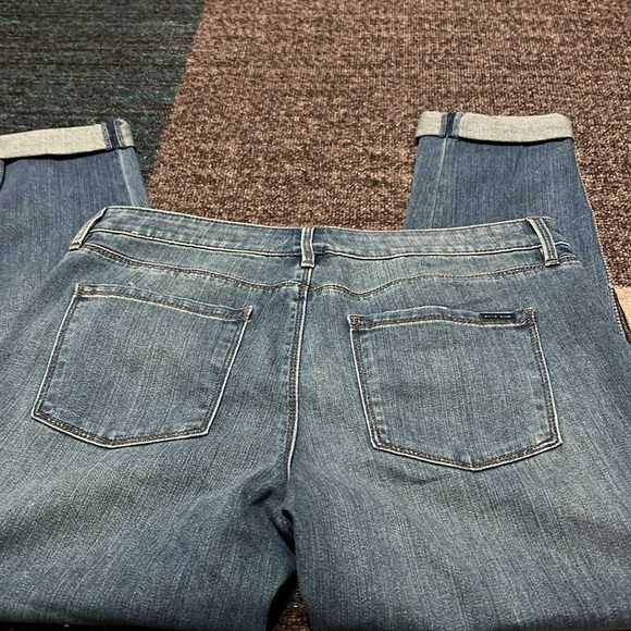 White House Black Market Girlfriend embellished crop jeans Size 6 - Picture 11 of 12